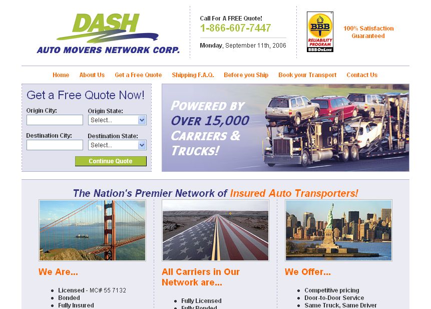 Dash Auto Movers Network - DashAutoMoversNetwork.com